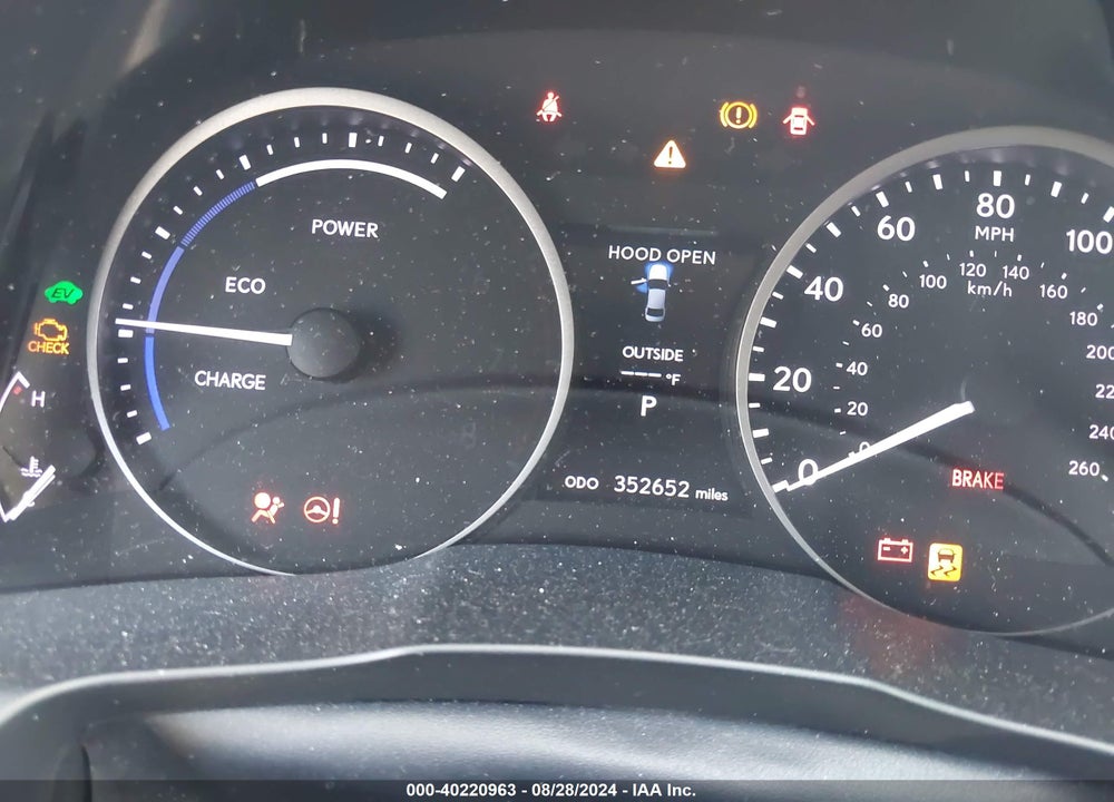 2015 LEXUS ES 300H VIN: JTHBW1GG9F2080670