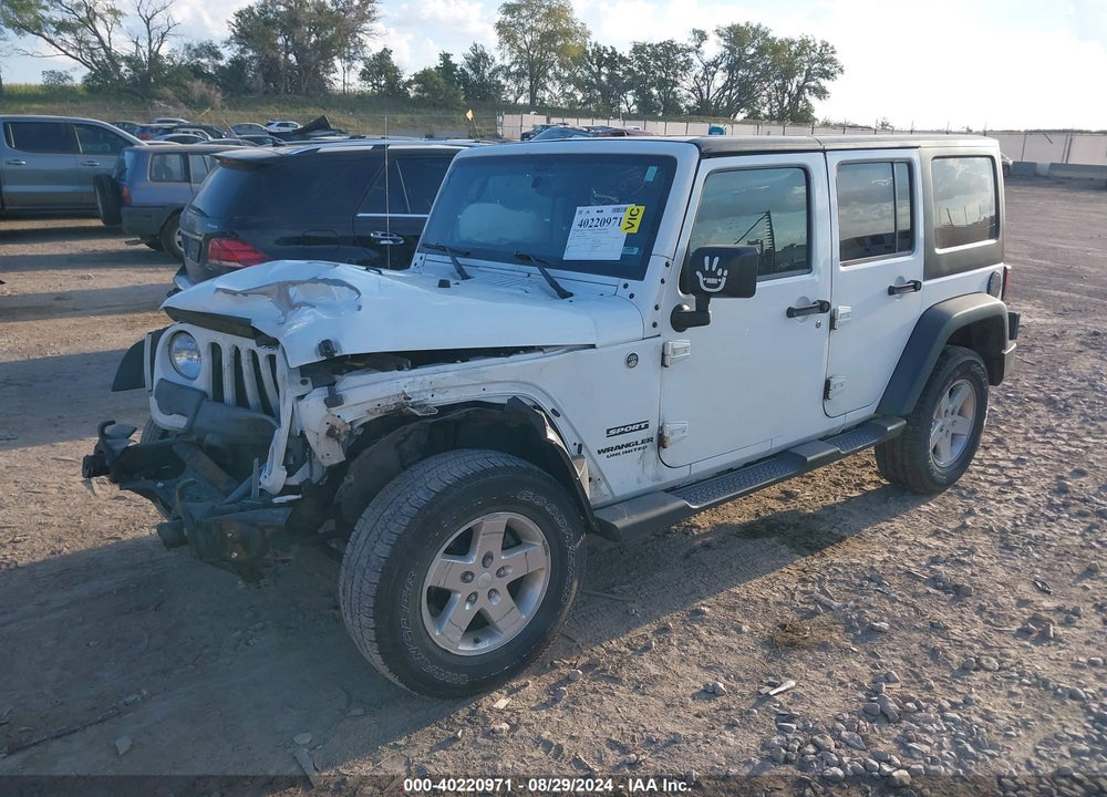 2015 JEEP WRANGLER UNLIMITED SPORT VIN: 1C4BJWDG8FL694007