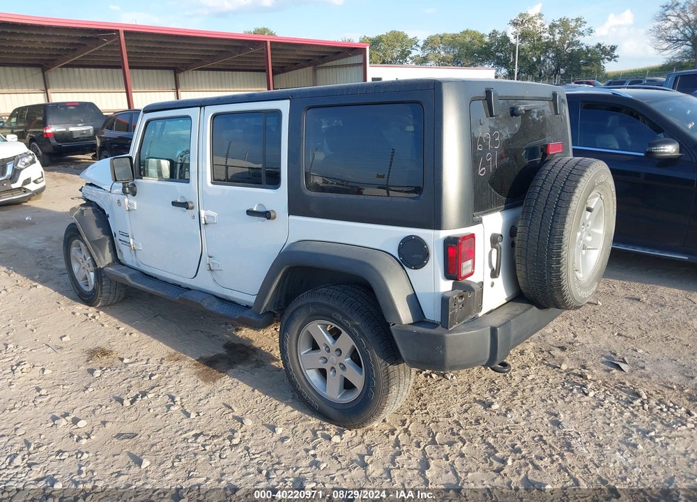 2015 JEEP WRANGLER UNLIMITED SPORT VIN: 1C4BJWDG8FL694007