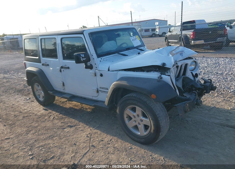 2015 JEEP WRANGLER UNLIMITED SPORT VIN: 1C4BJWDG8FL694007