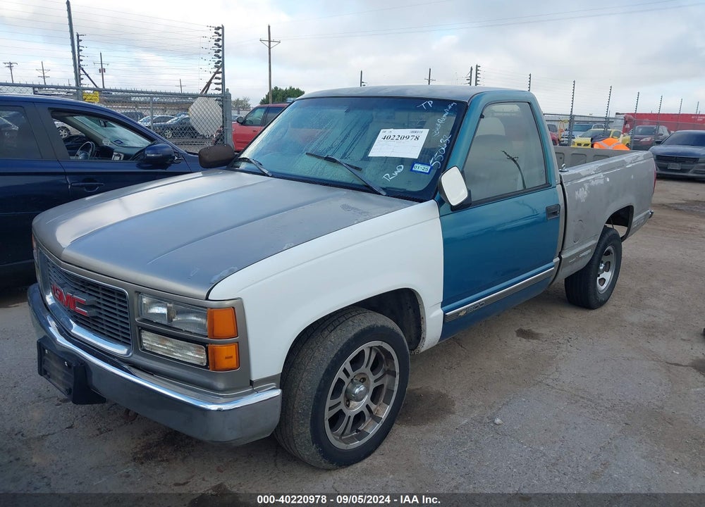 1998 GMC SIERRA 1500 SL WIDESIDE VIN: 1GTEC14W4WZ550632