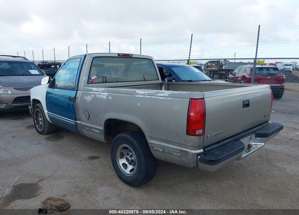 1998 GMC SIERRA 1500 SL WIDESIDE VIN: 1GTEC14W4WZ550632