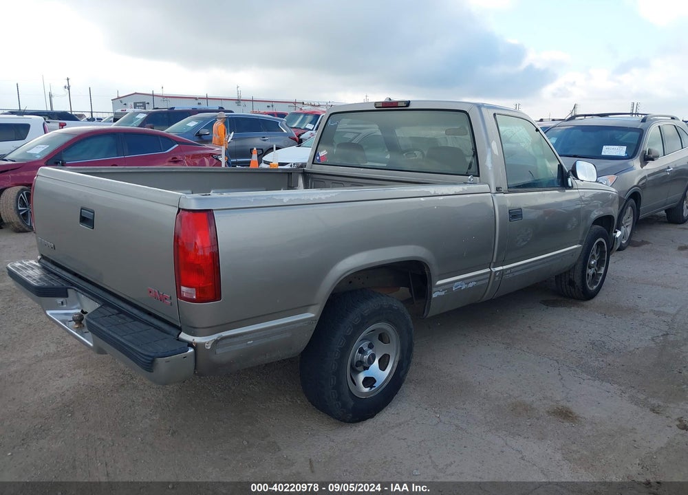 1998 GMC SIERRA 1500 SL WIDESIDE VIN: 1GTEC14W4WZ550632