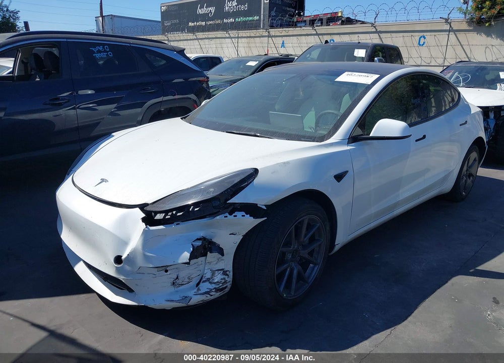 2022 TESLA MODEL 3 REAR-WHEEL DRIVE VIN: 5YJ3E1EA8NF331438