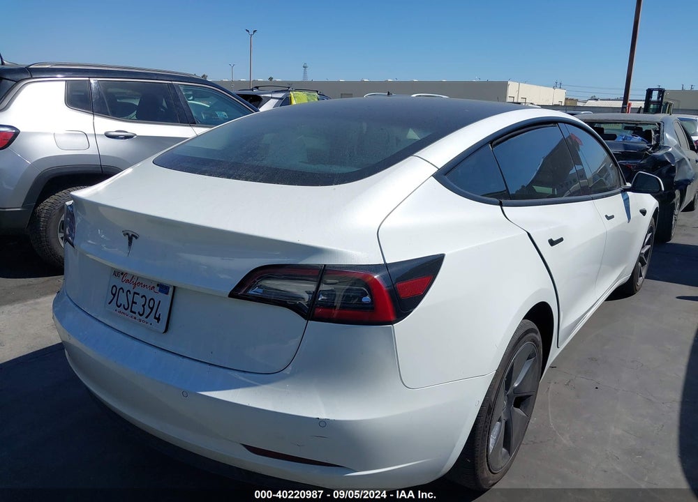 2022 TESLA MODEL 3 REAR-WHEEL DRIVE VIN: 5YJ3E1EA8NF331438