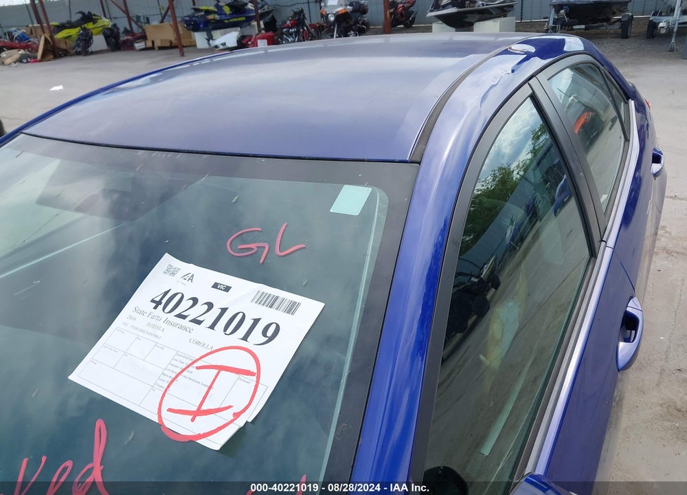 2016 TOYOTA COROLLA S PLUS VIN: 5YFBURHE5GP479064
