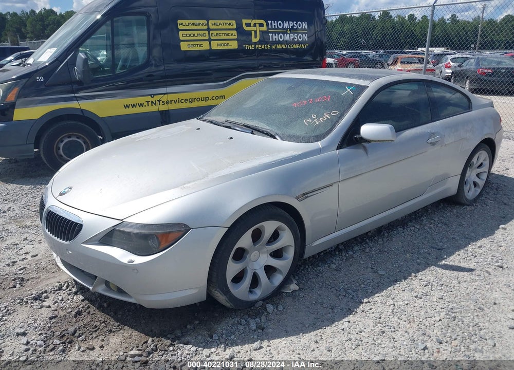 2005 BMW 645CI VIN: WBAEH73465B215929