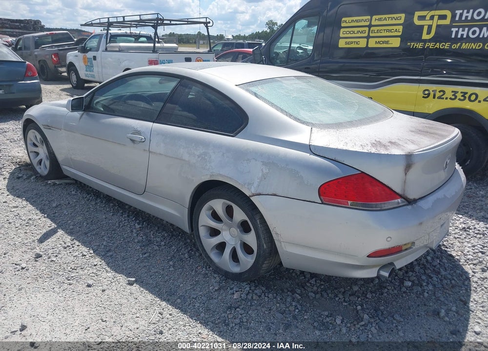 2005 BMW 645CI VIN: WBAEH73465B215929