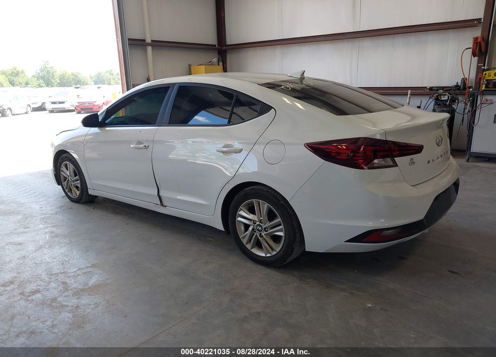 2019 HYUNDAI ELANTRA SEL VIN: 5NPD84LF0KH411521