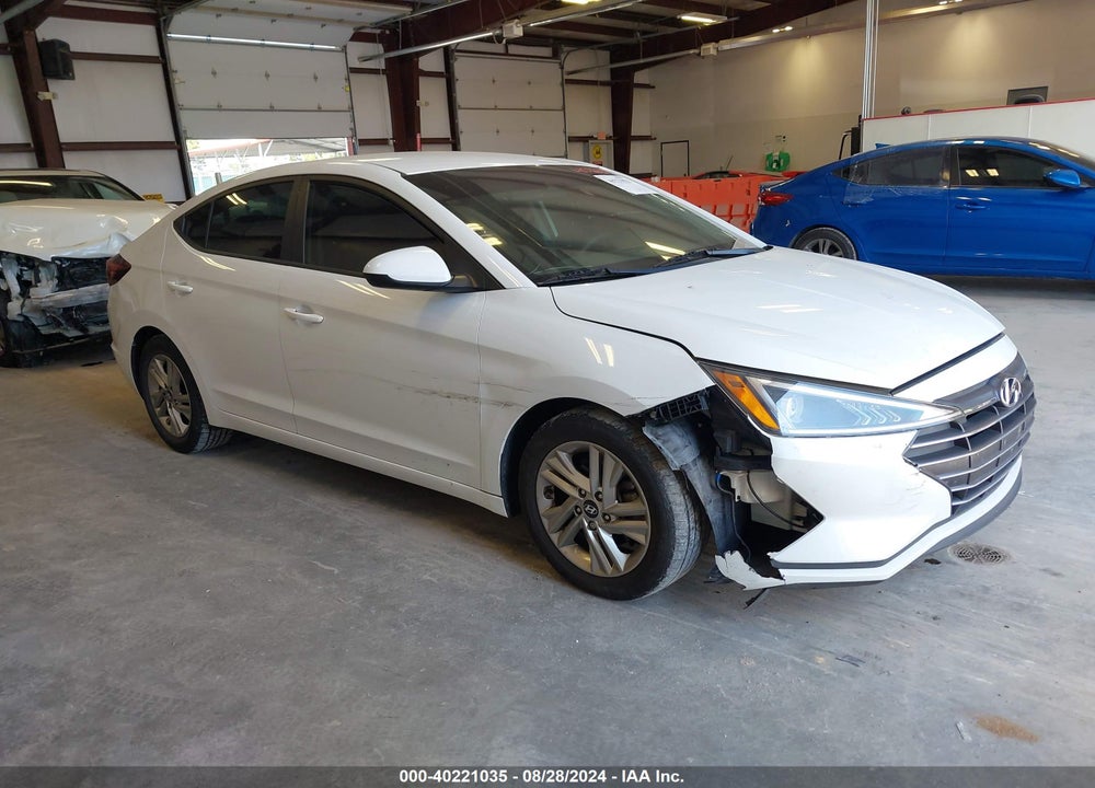 2019 HYUNDAI ELANTRA SEL VIN: 5NPD84LF0KH411521