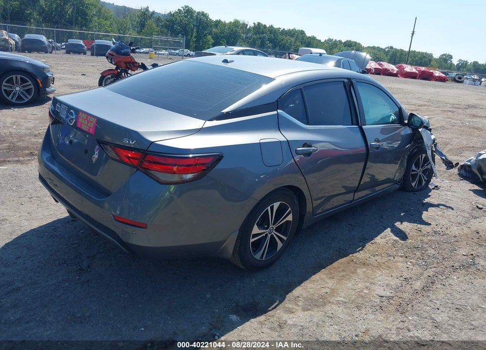 2022 NISSAN SENTRA SV XTRONIC CVT VIN: 3N1AB8CV8NY236111