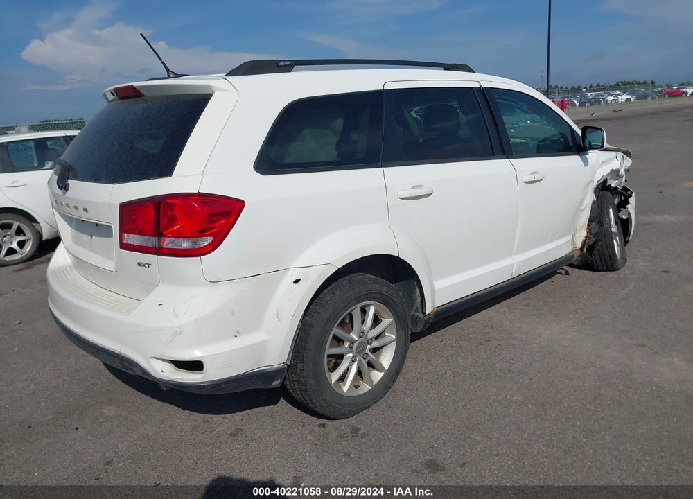 2014 DODGE JOURNEY SXT VIN: 3C4PDDBG8ET193187