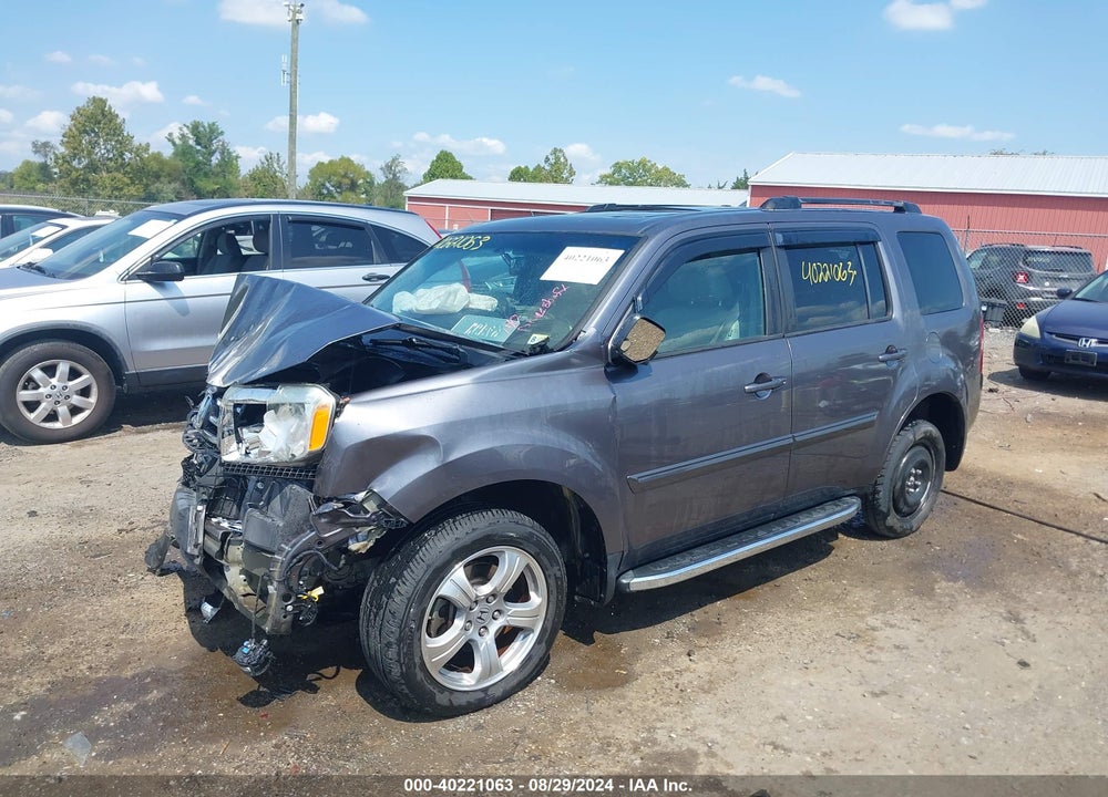 2015 HONDA PILOT EX-L VIN: 5FNYF4H53FB031942