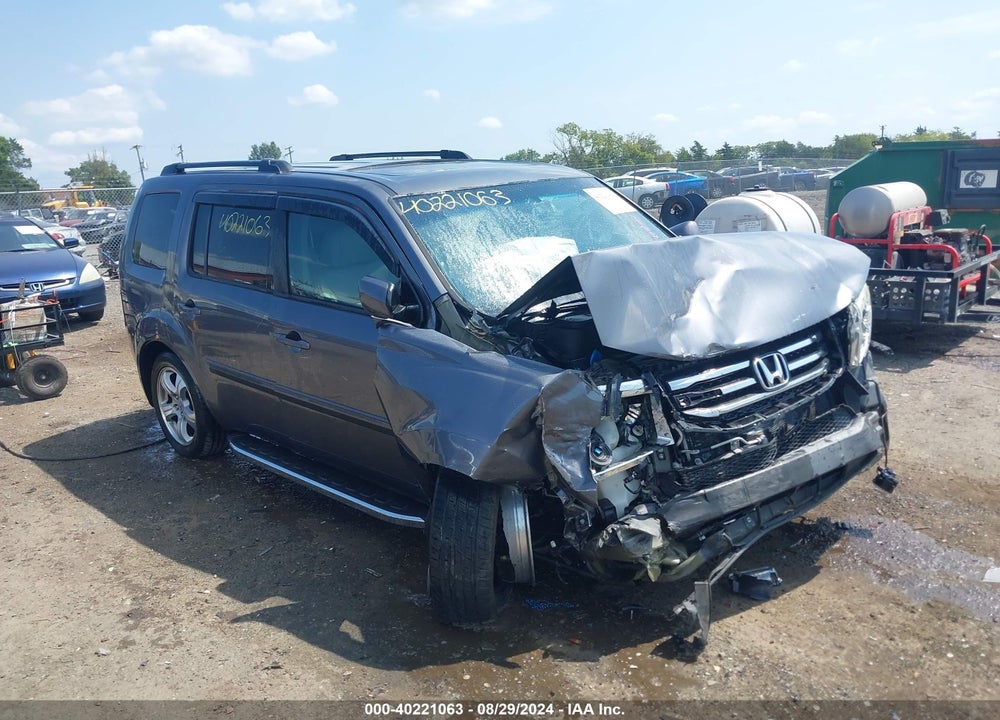2015 HONDA PILOT EX-L VIN: 5FNYF4H53FB031942