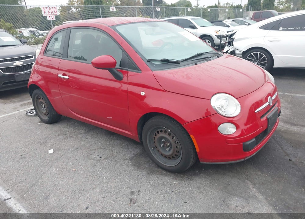2012 FIAT 500 POP VIN: 3C3CFFAR2CT383124