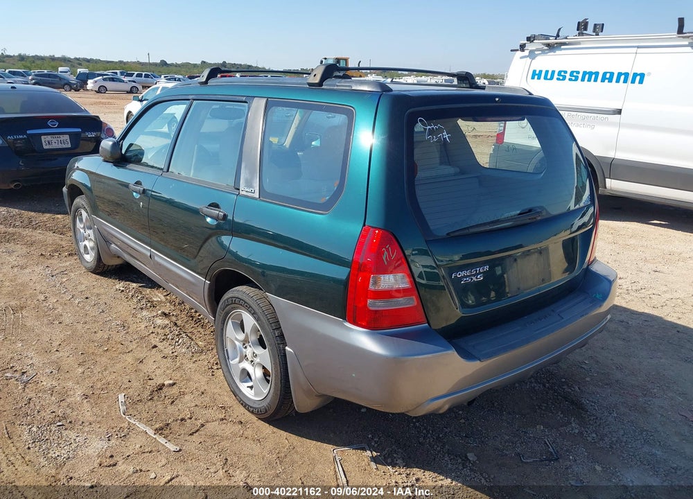 2004 SUBARU FORESTER 2.5XS VIN: JF1SG65624H753918