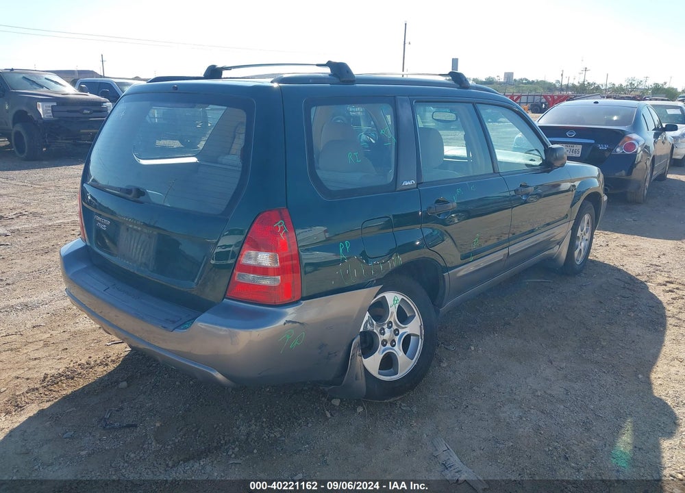 2004 SUBARU FORESTER 2.5XS VIN: JF1SG65624H753918