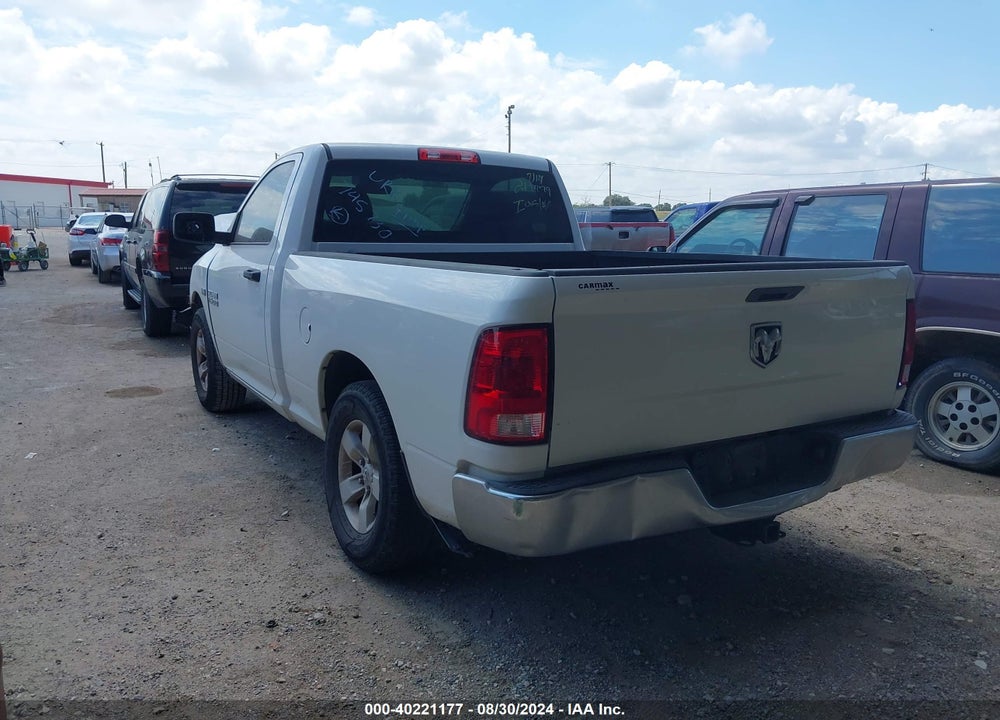 2017 RAM 1500 TRADESMAN REGULAR CAB 4X2 6'4 BOX VIN: 3C6JR6AT6HG745730