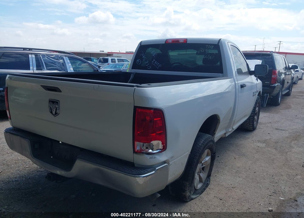 2017 RAM 1500 TRADESMAN REGULAR CAB 4X2 6'4 BOX VIN: 3C6JR6AT6HG745730