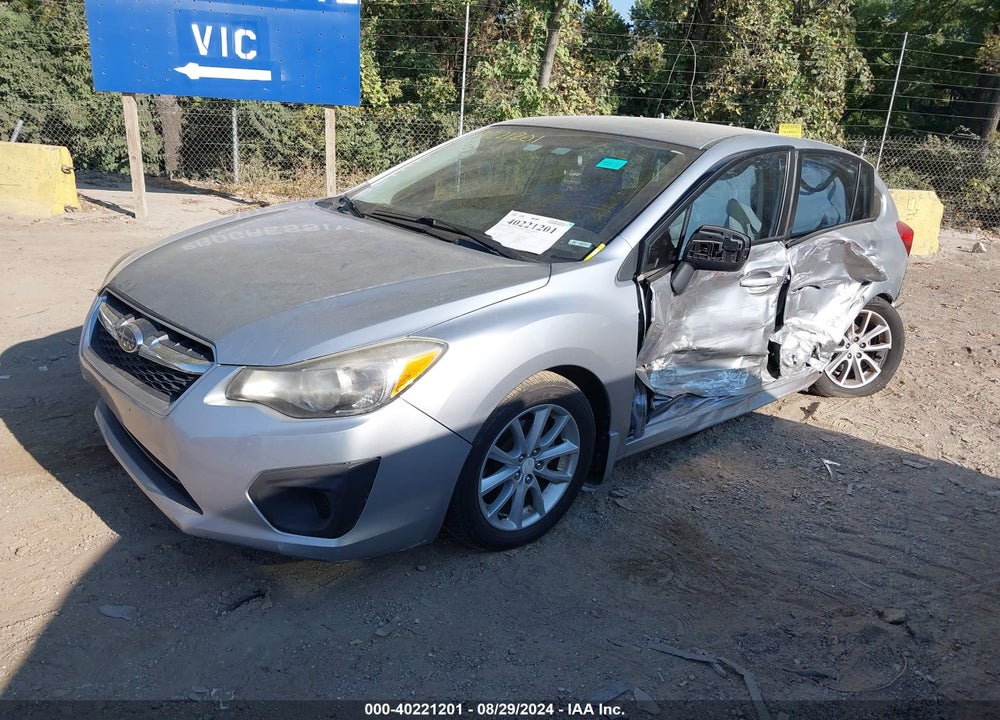 2012 SUBARU IMPREZA 2.0I VIN: JF1GPAA69CH206447