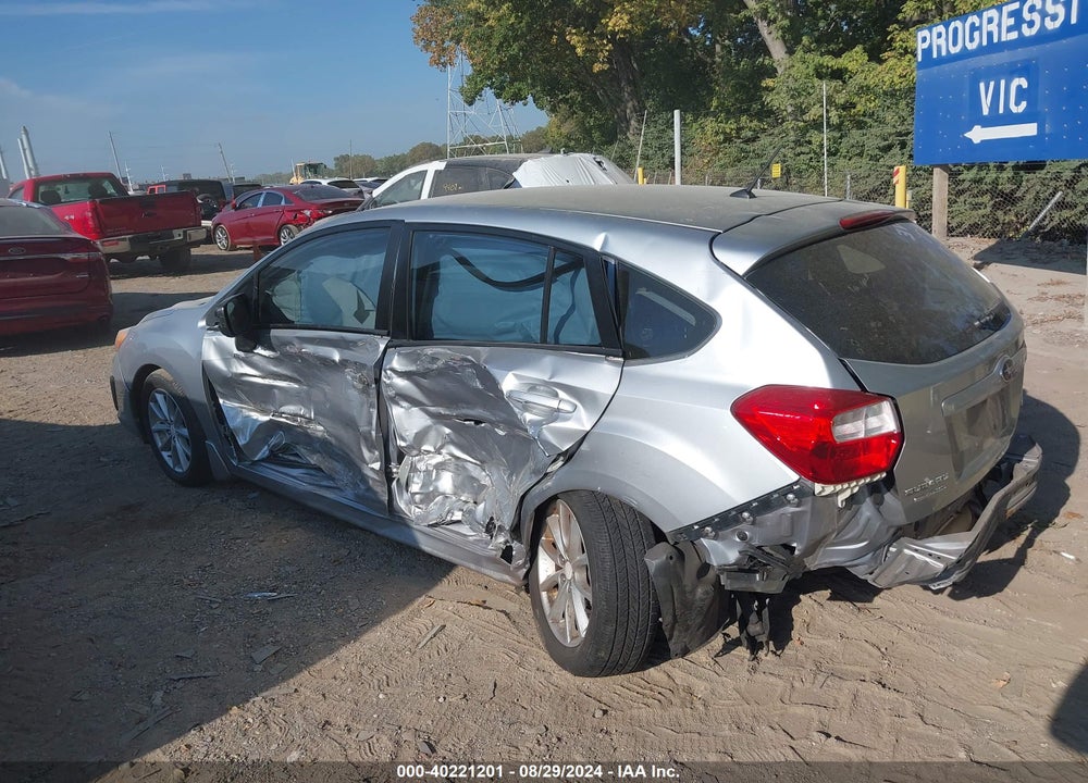 2012 SUBARU IMPREZA 2.0I VIN: JF1GPAA69CH206447