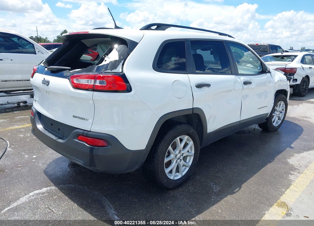 2017 JEEP CHEROKEE SPORT 4X4 VIN: 1C4PJMAB4HW532797