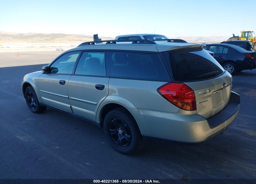 2007 SUBARU OUTBACK 2.5I BASIC VIN: 4S4BP61C877313729