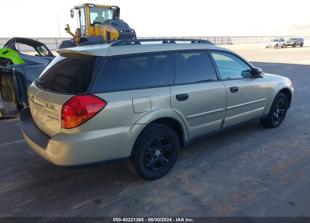 2007 SUBARU OUTBACK 2.5I BASIC VIN: 4S4BP61C877313729