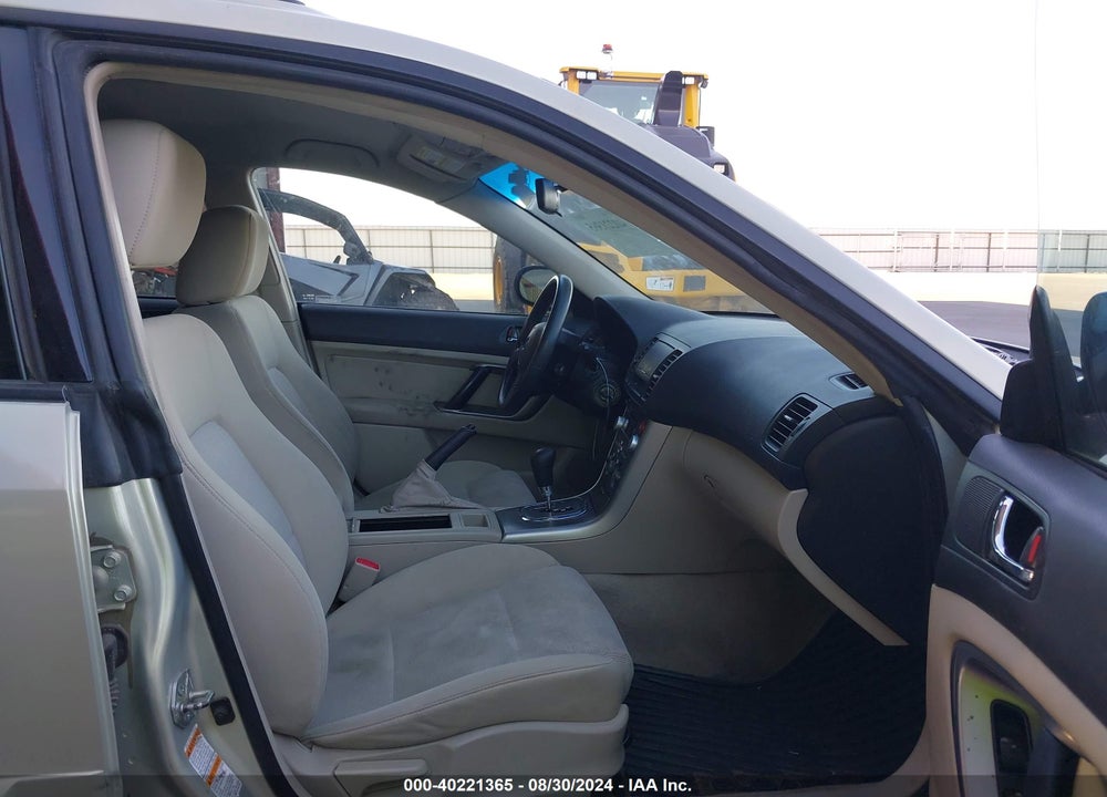 2007 SUBARU OUTBACK 2.5I BASIC VIN: 4S4BP61C877313729