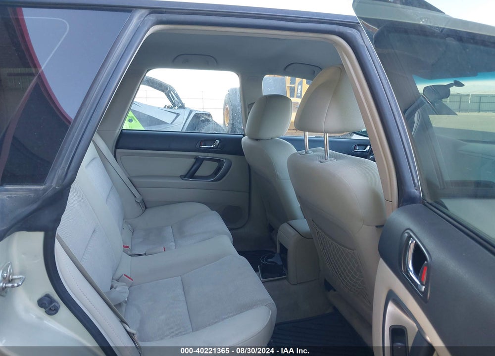 2007 SUBARU OUTBACK 2.5I BASIC VIN: 4S4BP61C877313729