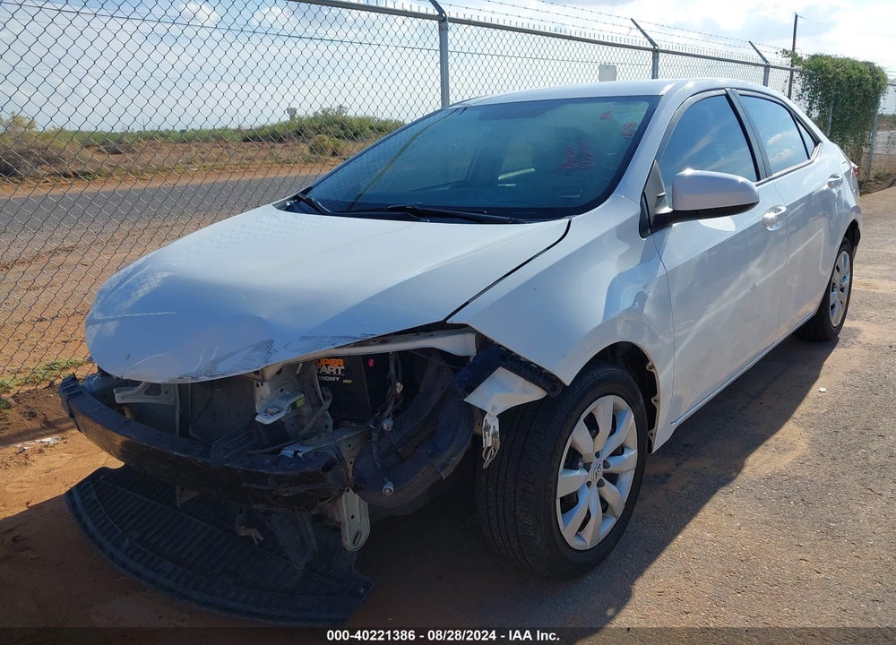 2016 TOYOTA COROLLA LE VIN: 5YFBURHE9GP558186