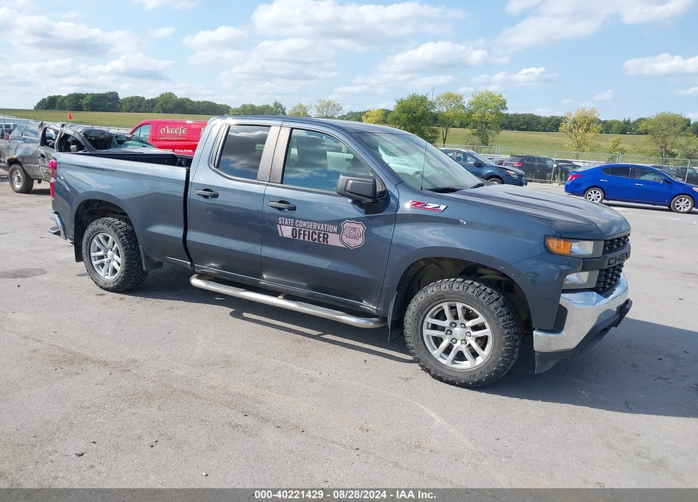 2020 CHEVROLET SILVERADO 1500 4WD DOUBLE CAB STANDARD BED WT VIN: 1GCRYAEFXLZ195916