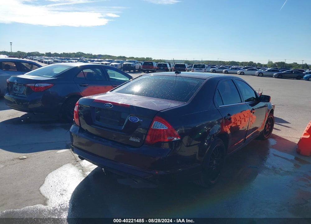 2011 FORD FUSION SE VIN: 3FAHP0HG0BR320895