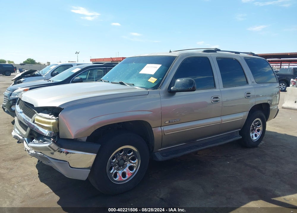 2002 CHEVROLET TAHOE LT VIN: 1GNEK13T72J239738