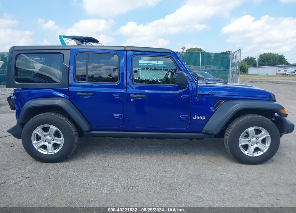 2019 JEEP WRANGLER UNLIMITED SPORT S 4X4 VIN: 1C4HJXDG3KW568551