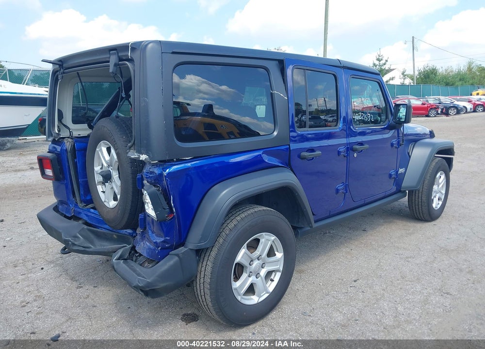 2019 JEEP WRANGLER UNLIMITED SPORT S 4X4 VIN: 1C4HJXDG3KW568551
