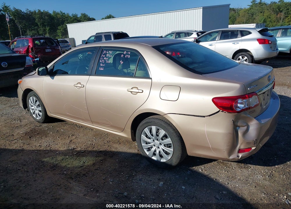 2012 TOYOTA COROLLA LE VIN: 2T1BU4EE8CC835931