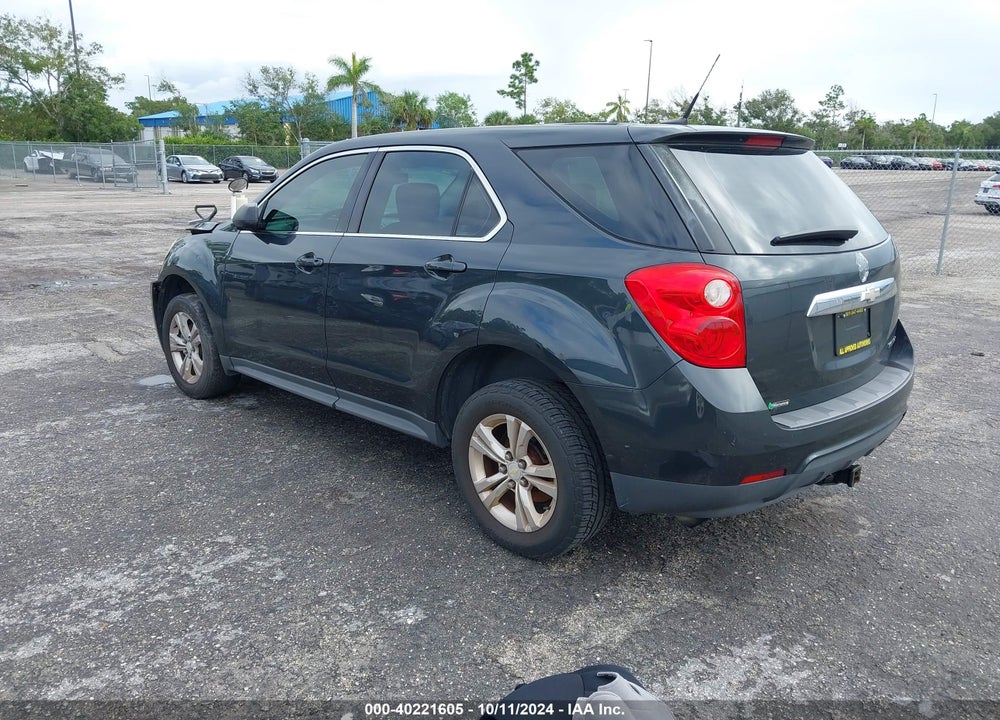 2012 CHEVROLET EQUINOX LS VIN: 2GNALBEKXC1265204