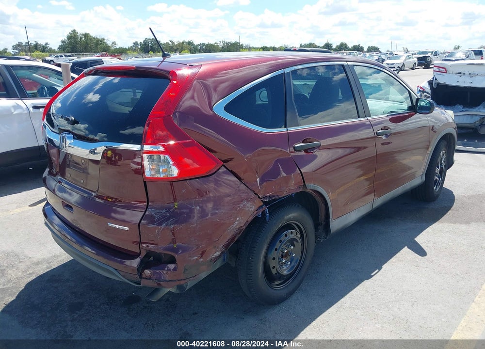 2016 HONDA CR-V SE VIN: 2HKRM3H43GH557065