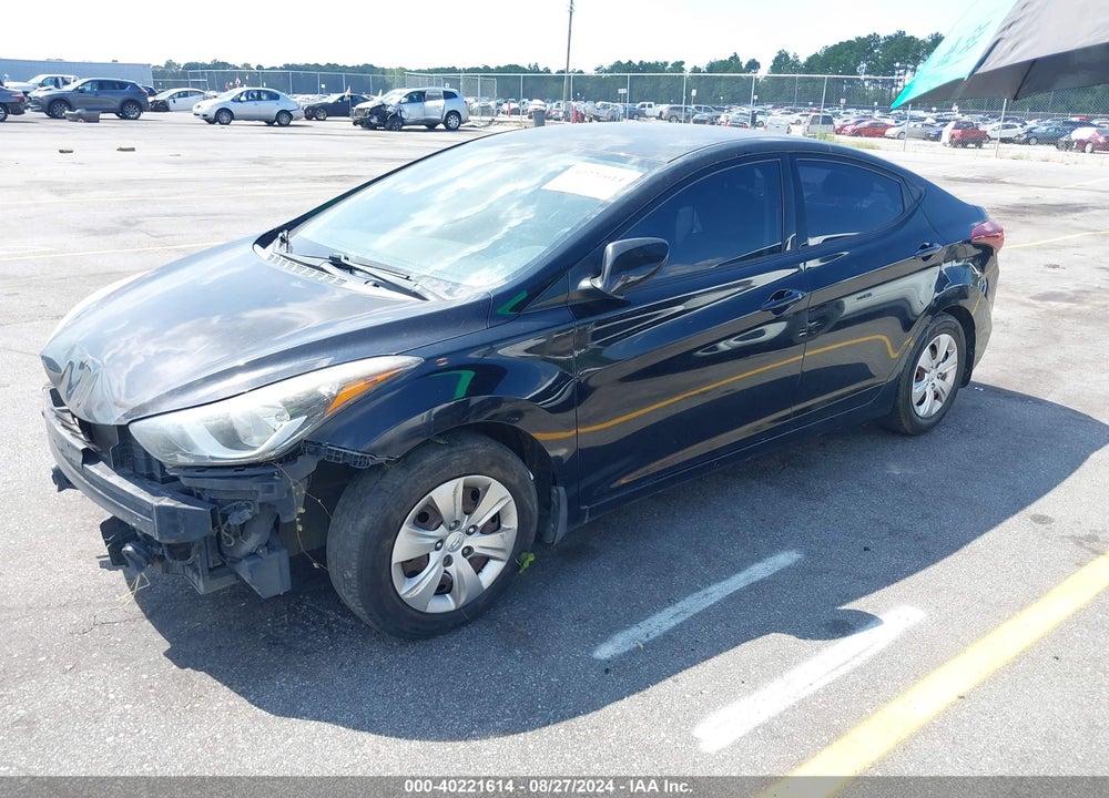2016 HYUNDAI ELANTRA SE VIN: KMHDH4AE3GU530134
