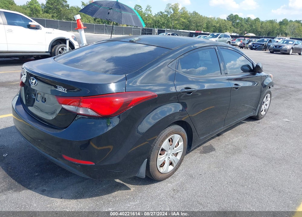2016 HYUNDAI ELANTRA SE VIN: KMHDH4AE3GU530134