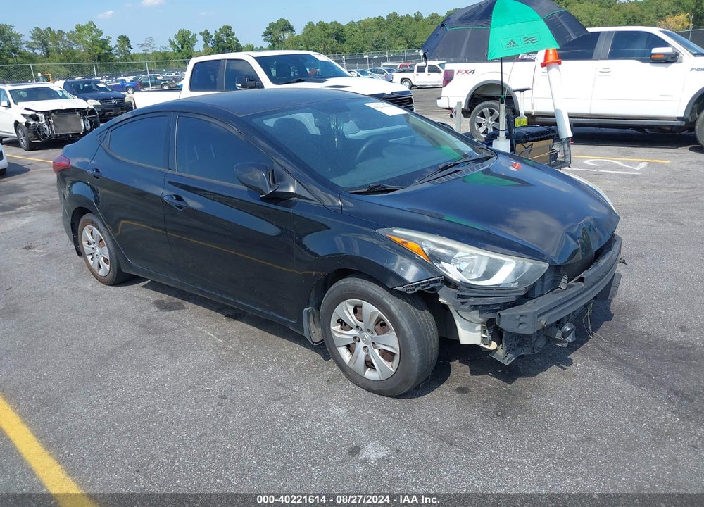 2016 HYUNDAI ELANTRA SE VIN: KMHDH4AE3GU530134