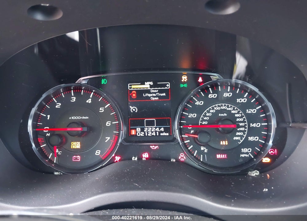 2020 SUBARU WRX PREMIUM VIN: JF1VA1C69L9819359