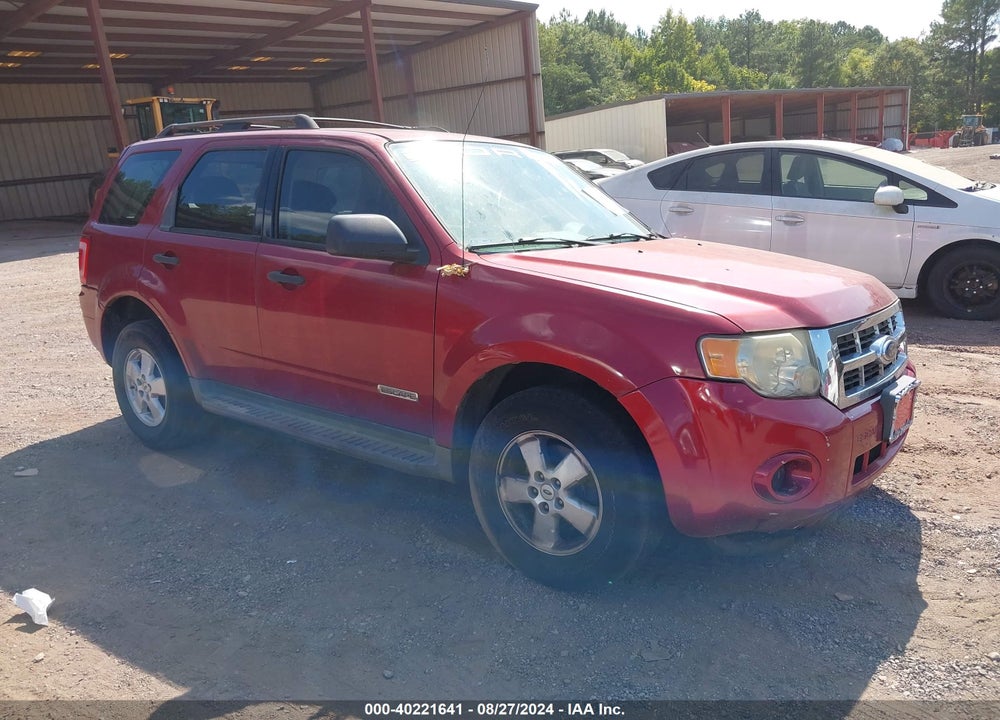 2008 FORD ESCAPE XLS/XLS MANUAL VIN: 1FMCU02Z98KC33139