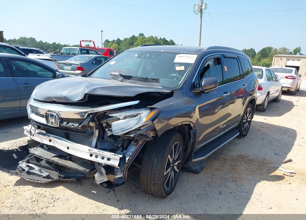 2019 HONDA PILOT ELITE VIN: 5FNYF6H01KB076470