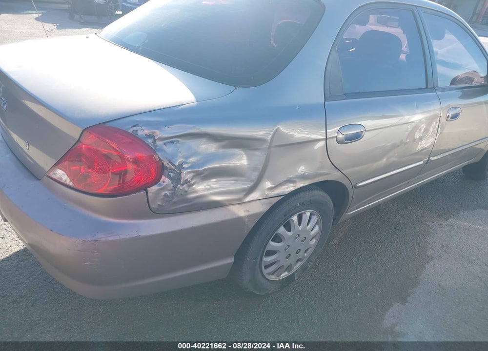 2002 KIA SPECTRA LS VIN: KNAFB121525173225