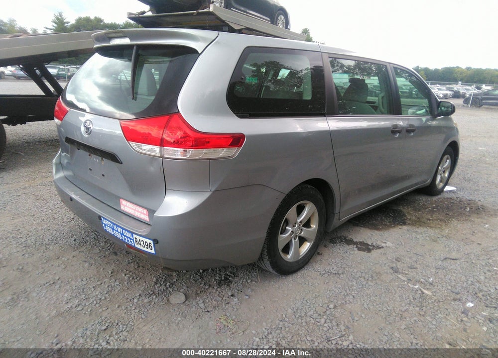 2014 TOYOTA SIENNA L V6 7 PASSENGER VIN: 5TDZK3DC9ES490563