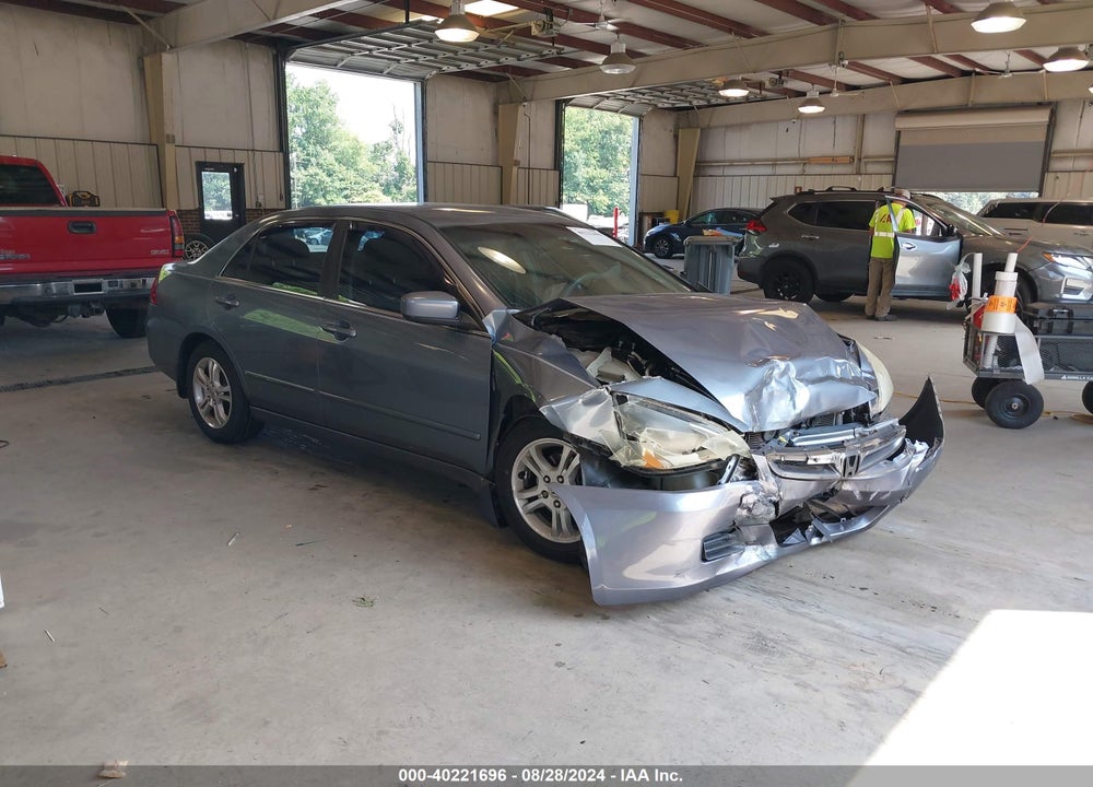 2007 HONDA ACCORD 2.4 SE VIN: 1HGCM56377A189655