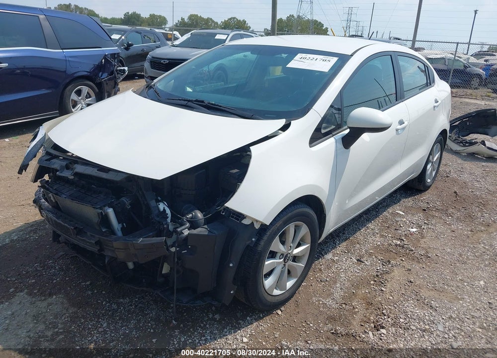 2016 KIA RIO EX VIN: KNADN4A38G6642991