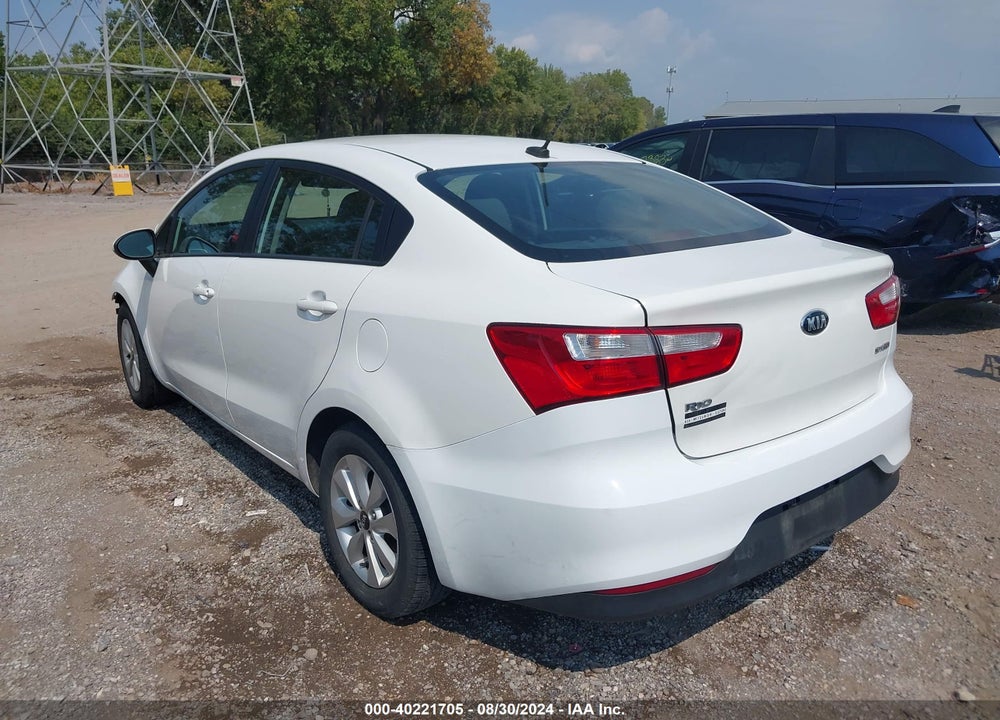 2016 KIA RIO EX VIN: KNADN4A38G6642991